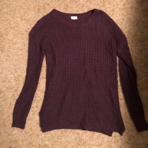 Purple/burgundy sweater